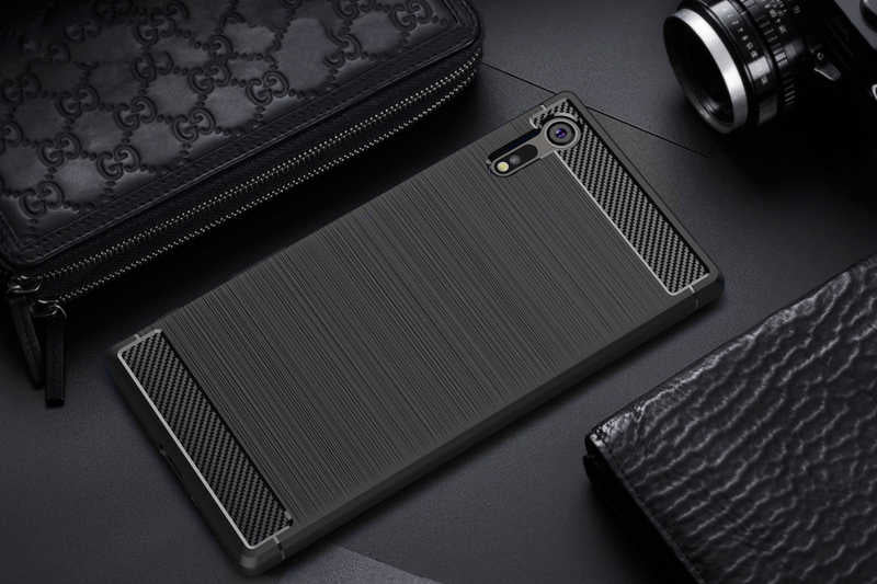 Sony Xperia XZ1 Kılıf Zore Room Silikon Kapak Siyah