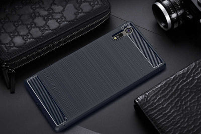 Sony Xperia XZ1 Kılıf Zore Room Silikon Kapak Lacivert