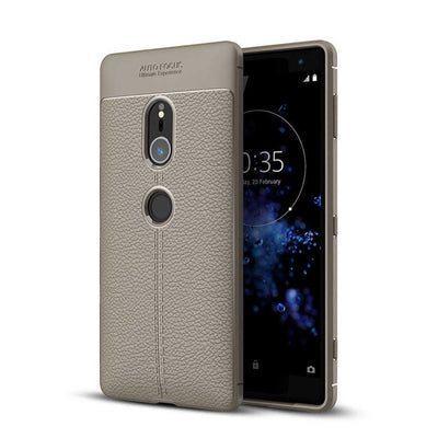 Sony Xperia XZ2 Kılıf Zore Niss Silikon Kapak Gri