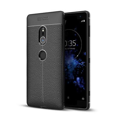 Sony Xperia XZ2 Kılıf Zore Niss Silikon Kapak Kırmızı