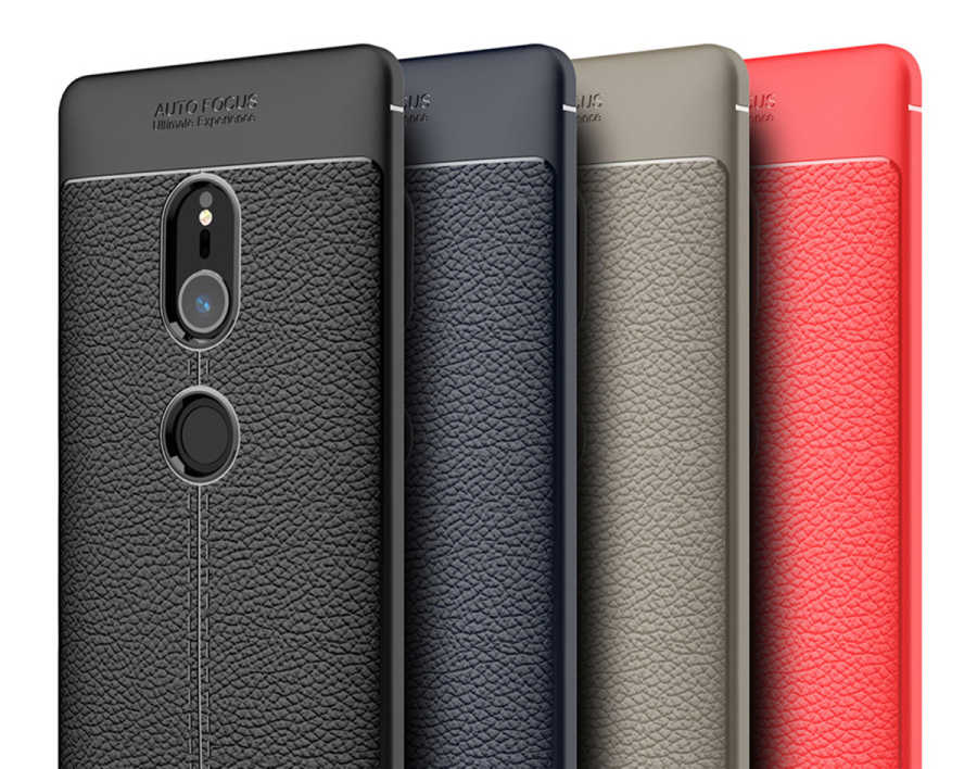 Sony Xperia XZ2 Kılıf Zore Niss Silikon Kapak Kırmızı