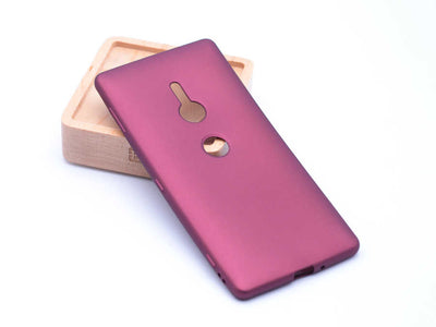 Sony Xperia XZ2 Kılıf Zore Premier Silikon Kapak Gold