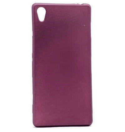 Sony Xperia Z2 Kılıf Zore Premier Silikon Kapak Mürdüm