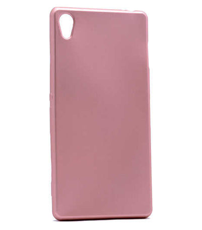 Sony Xperia Z2 Kılıf Zore Premier Silikon Kapak Rose Gold