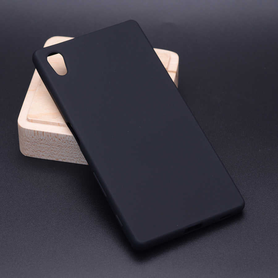 Sony Xperia Z5 Kılıf Zore Premier Silikon Kapak Siyah