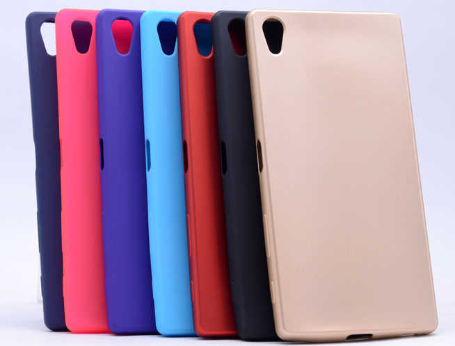 Sony Xperia Z5 Kılıf Zore Premier Silikon Kapak Mor