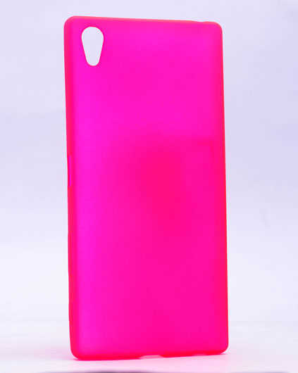 Sony Xperia Z5 Kılıf Zore Premier Silikon Kapak Pembe