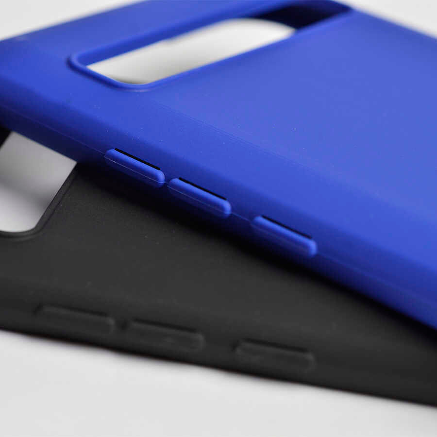 TCL 10 Plus Kılıf Zore Biye Silikon Siyah