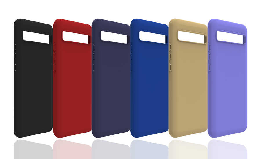 TCL 10 Plus Kılıf Zore Biye Silikon Siyah