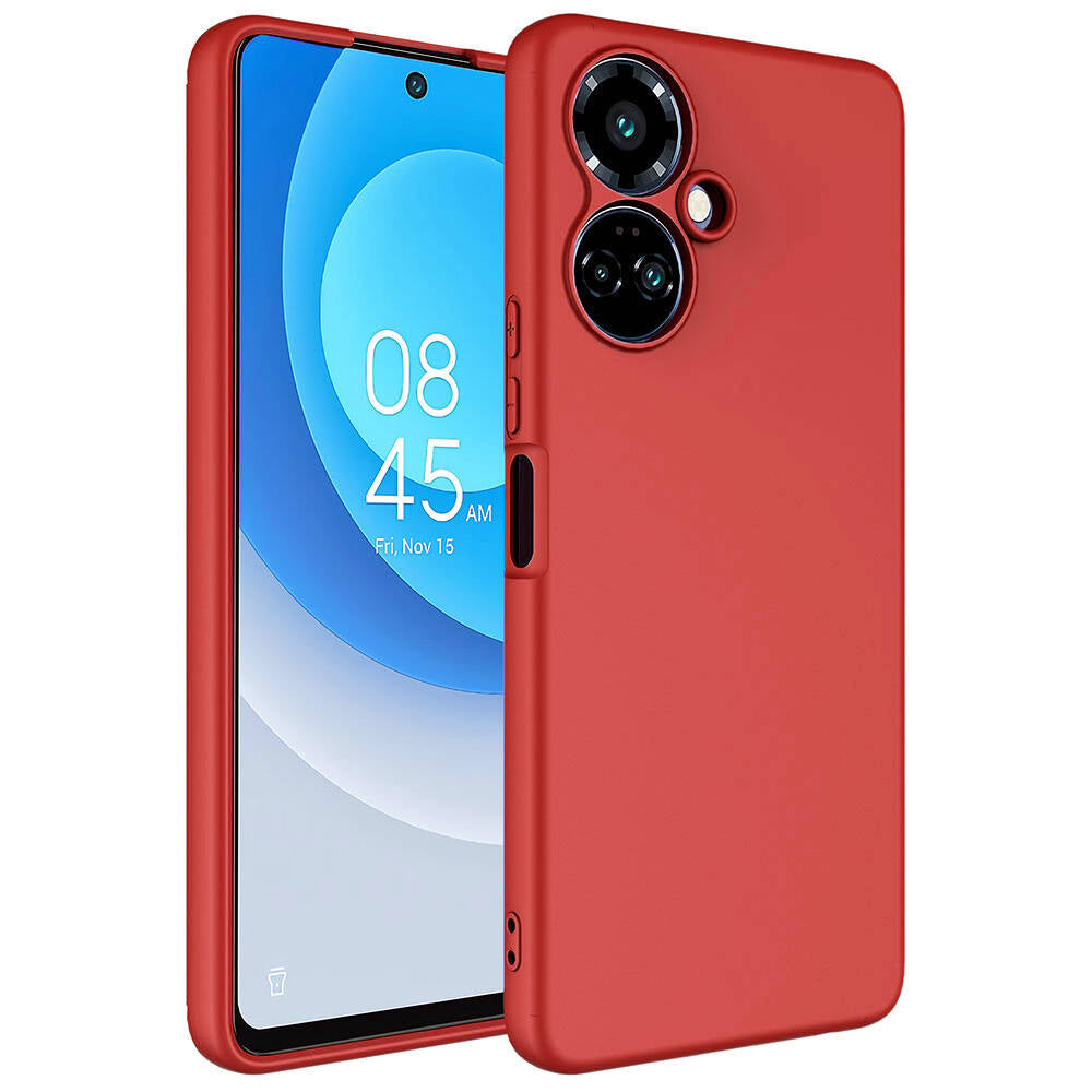 Tecno Camon 19 Pro Kılıf Zore Mara Lansman Kapak Kırmızı