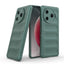 Tecno Camon 30 Pro 5G Case Flexible TPU Hollow Back Surface Design Zore Ethnic Silicone Cover Dark Green
