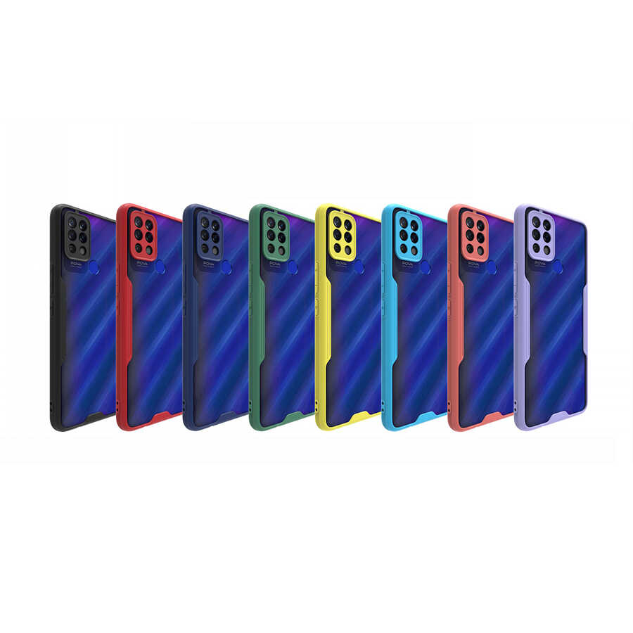 Tecno Pova Kılıf Zore Parfe Kapak Koyu Yeşil