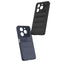 Tecno Spark 20 Case Flexible TPU Hollow Back Surface Design Zore Ethnic Silicone Cover Navy Blue