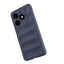 Tecno Spark 20 Case Flexible TPU Hollow Back Surface Design Zore Ethnic Silicone Cover Navy Blue