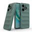 Tecno Spark 20 Case Flexible TPU Hollow Back Surface Design Zore Ethnic Silicone Cover Navy Blue