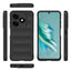 Tecno Spark 20 Case Flexible TPU Hollow Back Surface Design Zore Ethnic Silicone Cover Navy Blue