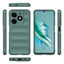 Tecno Spark 20 Case Flexible TPU Hollow Back Surface Design Zore Ethnic Silicone Cover Navy Blue