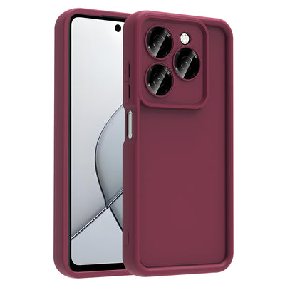Tecno Spark 20 Case Camera Protection Zore Pineapple Cover Dark Green
