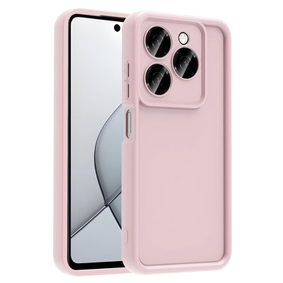 Tecno Spark 20 Pro 5G Kılıf Kamera Korumalı Zore Ananas Kapak Pembe