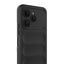 Tecno Spark 40 Kılıf Esnek TPU Oyuklu Arka Yüzey Tasarımlı Zore Etnik Silikon Kapak Siyah