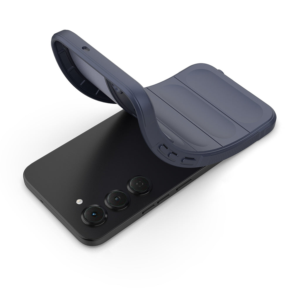 Tecno Spark 40 Pro Kılıf Esnek TPU Oyuklu Arka Yüzey Tasarımlı Zore Etnik Silikon Kapak Siyah