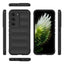 Tecno Spark 40 Pro Kılıf Esnek TPU Oyuklu Arka Yüzey Tasarımlı Zore Etnik Silikon Kapak Siyah