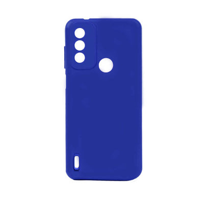 Tecno Spark 6 Go Kılıf Zore Biye Silikon Mavi