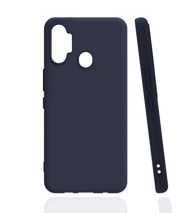 Tecno Spark 7 Pro Kılıf Zore Biye Silikon Lacivert