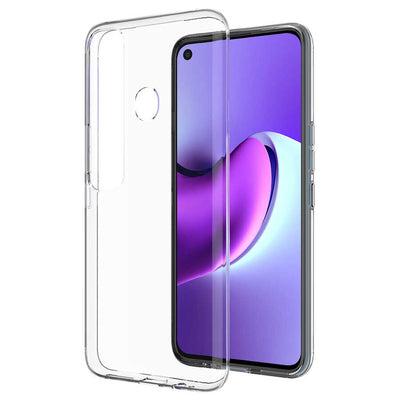 Tecno Spark 7 Pro Kılıf Zore Süper Silikon Kapak Renksiz