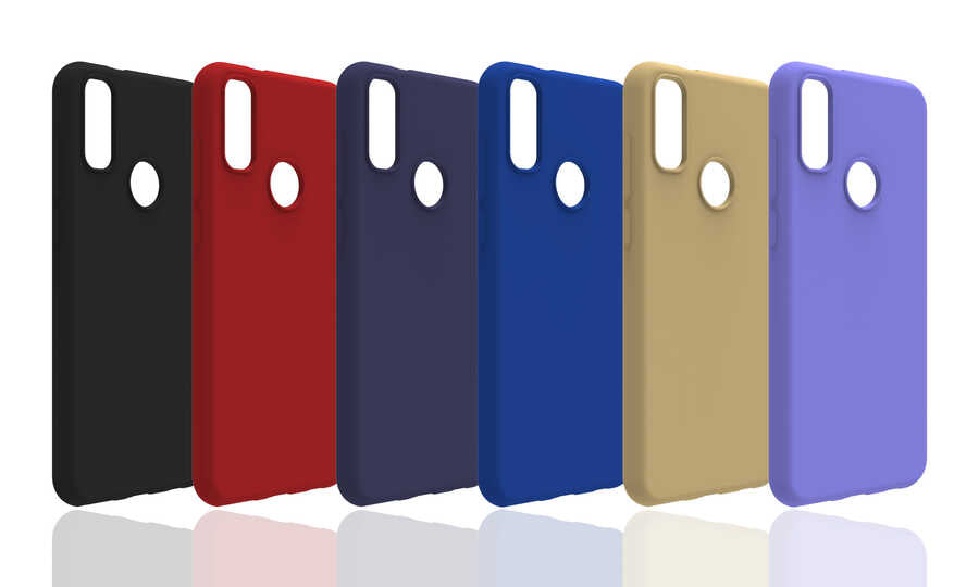 Vestel Venüs E5 Kılıf Zore Biye Silikon Gold