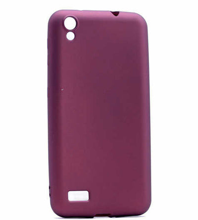 Vestel Venüs V3 5040 Kılıf Zore Premier Silikon Kapak Mürdüm