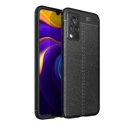 Vivo V21 Kılıf Zore Niss Silikon Kapak Siyah