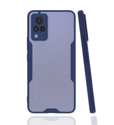 Vivo V21 Kılıf Zore Parfe Kapak Lacivert
