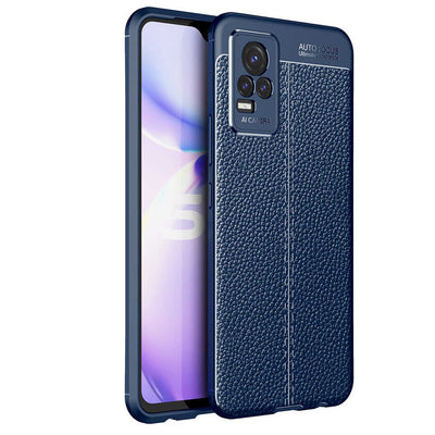 Vivo V21E Kılıf Zore Niss Silikon Kapak Lacivert