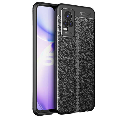 Vivo V21E Kılıf Zore Niss Silikon Kapak Siyah