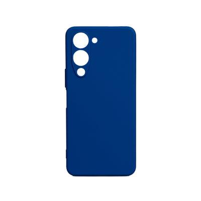Vivo Y04 Kılıf Zore Biye Silikon Mavi