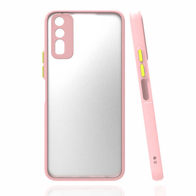 Vivo Y11S Kılıf Zore Hux Kapak Pembe