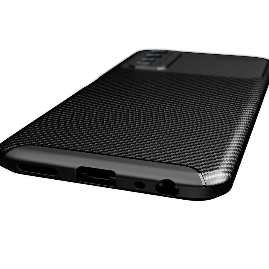 Vivo Y11S Kılıf Zore Negro Silikon Kapak Kahverengi