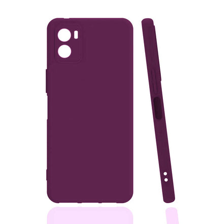Vivo Y15S Kılıf Zore Biye Silikon Mor
