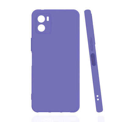Vivo Y15S Kılıf Zore Biye Silikon Lila