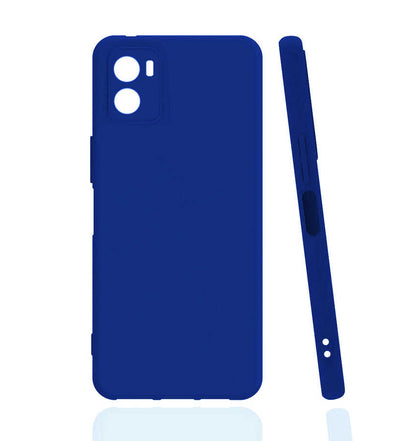 Vivo Y15S Kılıf Zore Biye Silikon Mavi