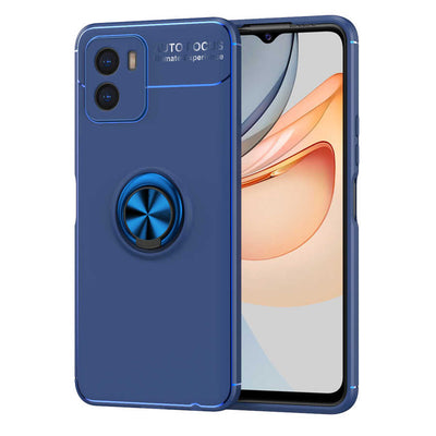 Vivo Y15S Kılıf Zore Ravel Silikon Kapak Mavi