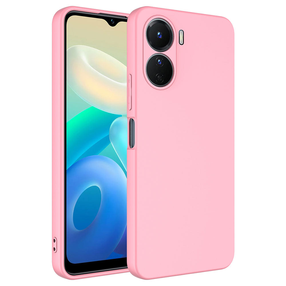Vivo Y16 Kılıf Zore Mara Lansman Kapak Pembe