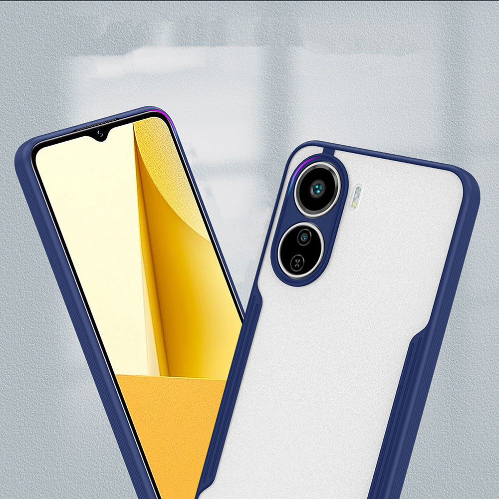 Vivo Y16 Kılıf Zore Parfe Kapak Mor