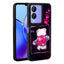 Vivo Y17S Kılıf Parlayan Kabartmalı İkonik Figürlü Zore Amas Silikon Kapak Mor