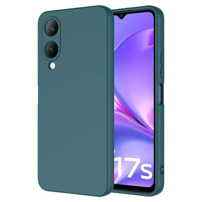 Vivo Y17S Kılıf Zore Mara Lansman Kapak Koyu Yeşil