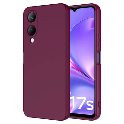 Vivo Y17S Kılıf Zore Mara Lansman Kapak Koyu Mor