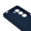 Vivo Y19S Case Zore Piping Silicone Navy Blue