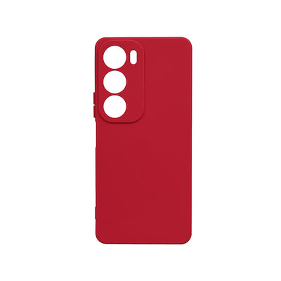 Vivo Y19S Kılıf Zore Biye Silikon Kırmızı