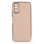 Vivo Y20 Kılıf Zore Bark Kapak Rose Gold